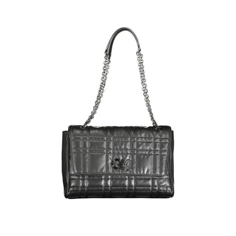 Calvin Klein Black Polyester Women Handbag - Hilstor
