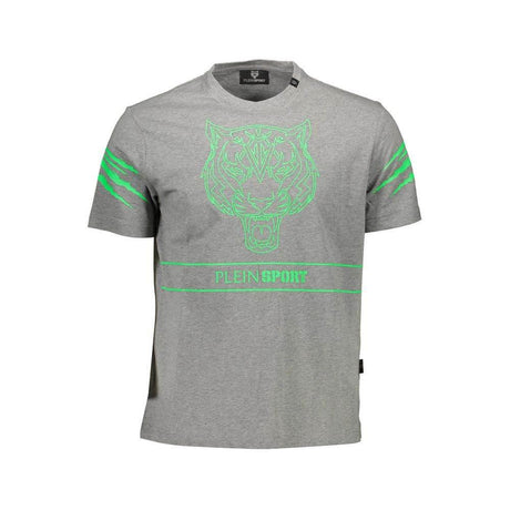Plein Sport Brown Cotton Men T-Shirt - Hilstor