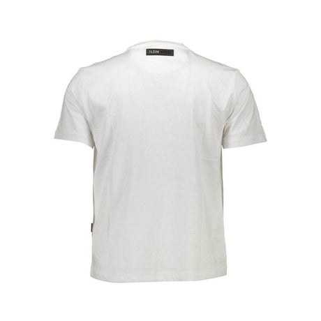 Plein Sport White Cotton Men T-Shirt - Hilstor