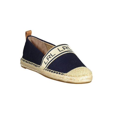 Ralph Lauren Blue Polyester Women Flat Shoe - Hilstor