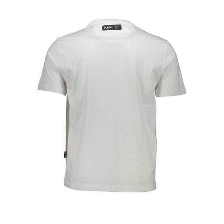 Plein Sport White Cotton Men T-Shirt - Hilstor