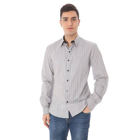 Costume National White Cotton Men Shirt - Hilstor