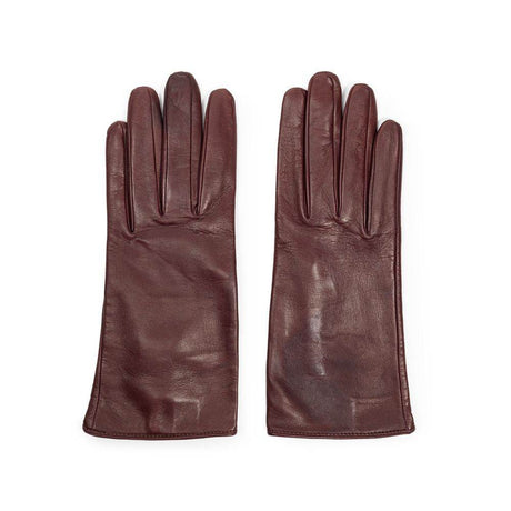 Dolce & Gabbana Burgundy Leather Glove - Hilstor