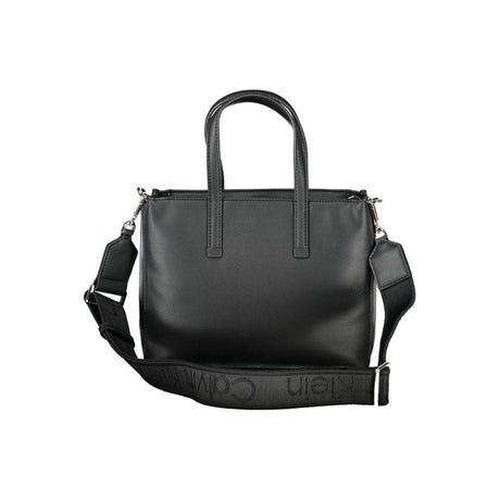 Calvin Klein Black Polyester Women Handbag - Hilstor