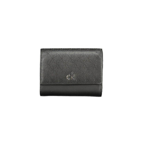 Calvin Klein Black Polyester Women Wallet - Hilstor