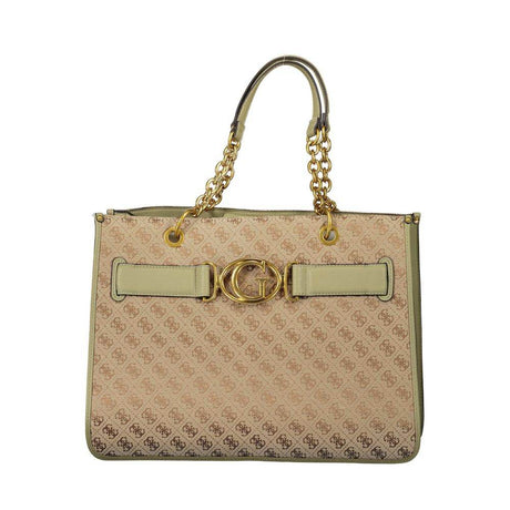 Guess Jeans Green Polyester Women Handbag - Hilstor