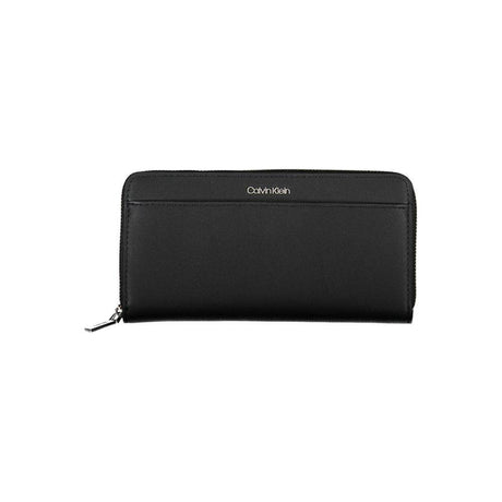 Calvin Klein Black Polyethylene Women Wallet - Hilstor