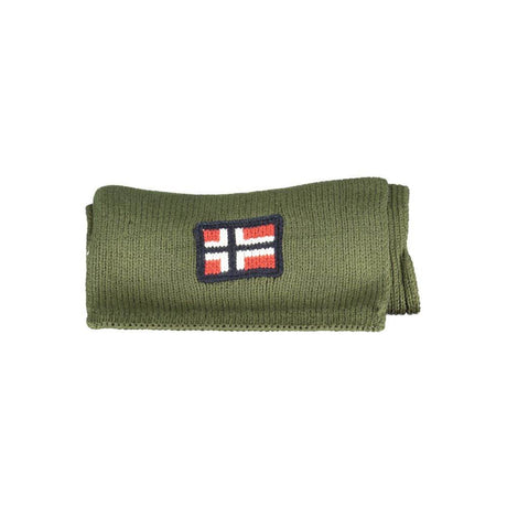 Norway 1963 Green Marabou Men Scarf - Hilstor