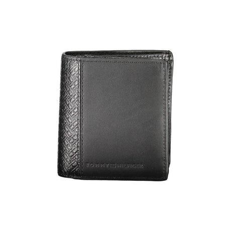 Tommy Hilfiger Black Leather Men Wallet - Hilstor