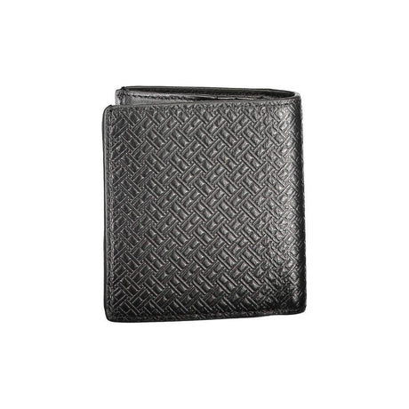 Tommy Hilfiger Black Leather Men Wallet - Hilstor