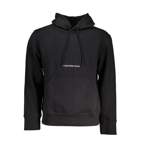 Calvin Klein Black Cotton Men Sweater - Hilstor
