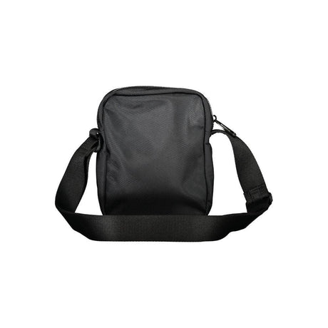 Calvin Klein Sleek Black Recycled Shoulder Bag - Hilstor
