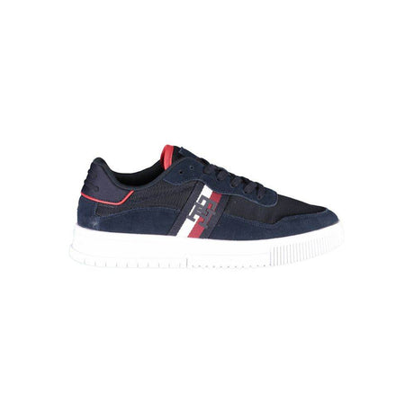 Tommy Hilfiger Blue Polyester Men Sneaker - Hilstor