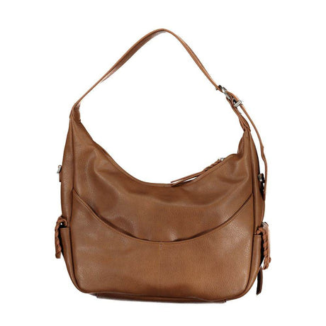 Desigual Brown Polyethylene Handbag - Hilstor