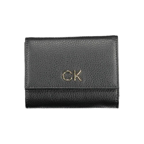 Calvin Klein Black Polyethylene Women Wallet - Hilstor