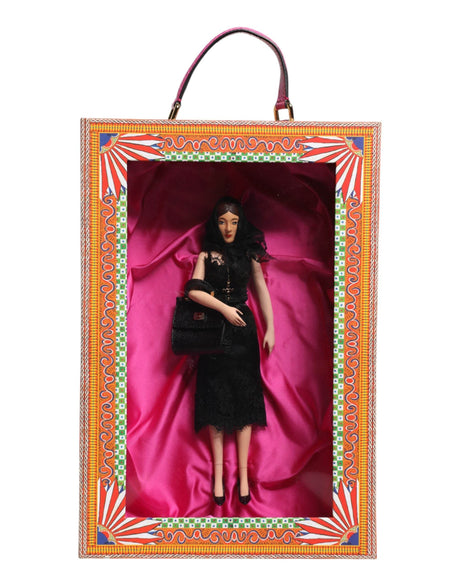 Dolce & Gabbana Black Dress Ceramic Porcelain Fashion Leather Sicily Dolls - Hilstor