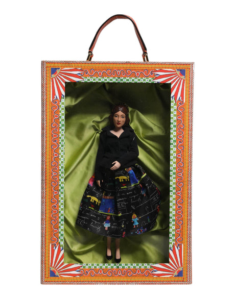 Dolce & Gabbana Black Dress Ceramic Porcelain Fashion Leather Sicily Dolls - Hilstor