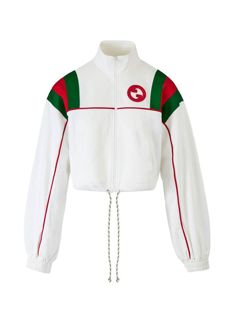 Gucci White Polyester Logo Sweatshirt - Hilstor