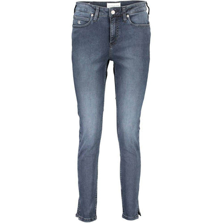 Calvin Klein Blue Cotton Women's Skinny Jean - Hilstor