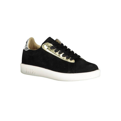 Diadora Black Leather Women Sneaker - Hilstor
