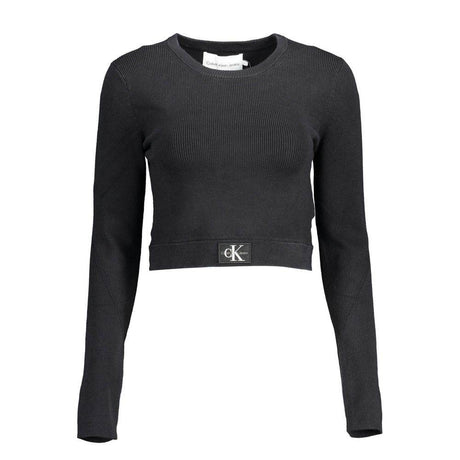 Calvin Klein Black Lyocell Women Sweater - Hilstor