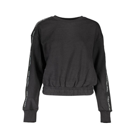 Calvin Klein Black Cotton Women Sweater - Hilstor