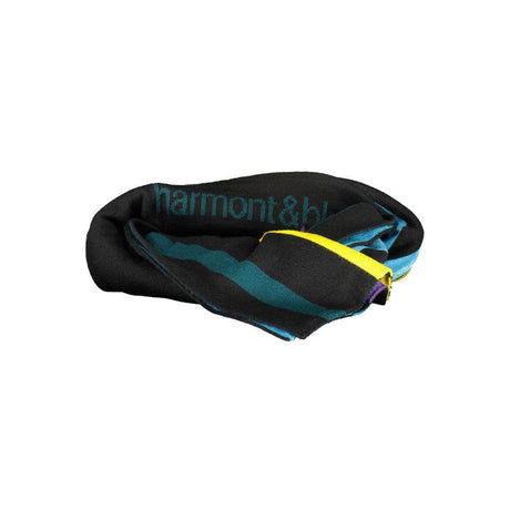 Harmont & Blaine Black Wool Men Scarf - Hilstor