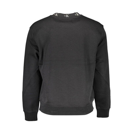 Calvin Klein Black Cotton Men Sweater - Hilstor