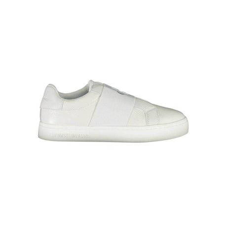Calvin Klein White Leather Women Sneaker - Hilstor