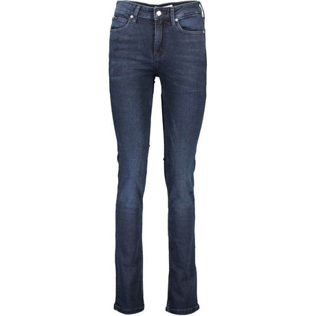 Calvin Klein Blue Cotton Women Jeans - Hilstor