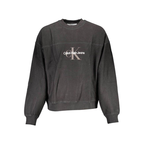 Calvin Klein Black Cotton Men Sweater - Hilstor