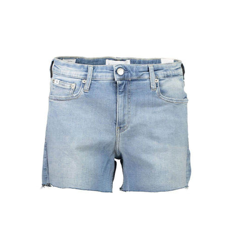 Calvin Klein Blue Cotton Women Shorts - Hilstor