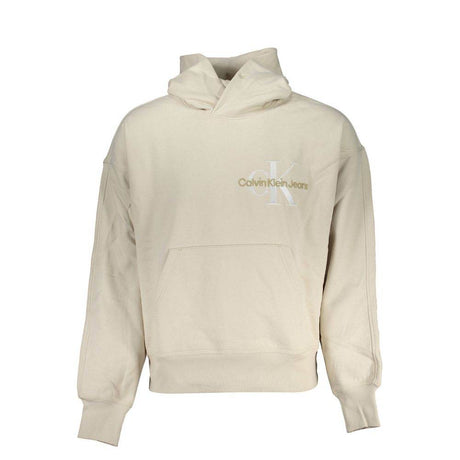 Calvin Klein Beige Cotton Men Sweater - Hilstor