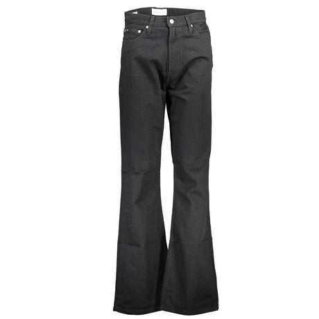 Calvin Klein Black Cotton Women Jeans - Hilstor