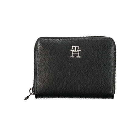 Tommy Hilfiger Elegant Black Polyethylene Wallet - Hilstor