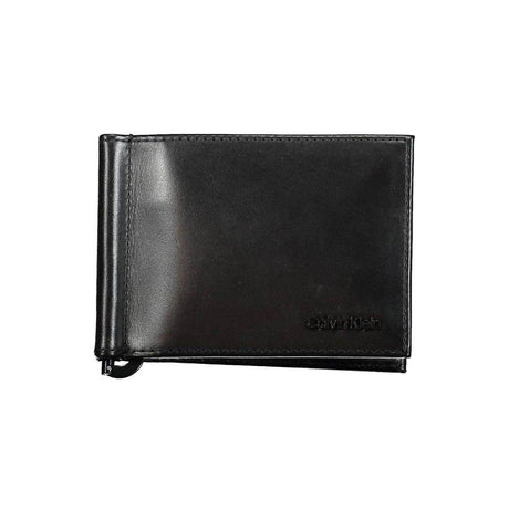 Calvin Klein Black Leather Men Wallet - Hilstor