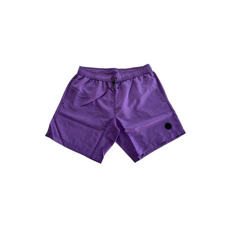 Trussardi Beachwear Purple Polyester Men Swim Short - Hilstor