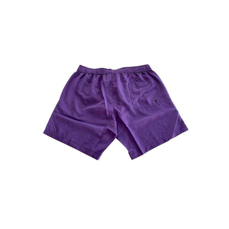Trussardi Beachwear Purple Polyester Men Swim Short - Hilstor
