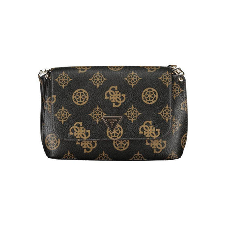 Guess Jeans Brown Polyethylene Handbag - Hilstor