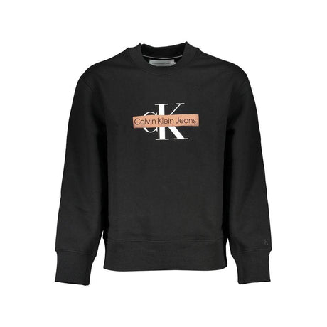 Calvin Klein Black Cotton Men Sweater - Hilstor