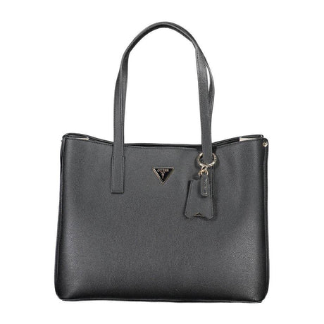 Guess Jeans Black Polyethylene Handbag - Hilstor