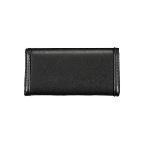 Tommy Hilfiger Elegant Black Dual-Compartment Wallet - Hilstor