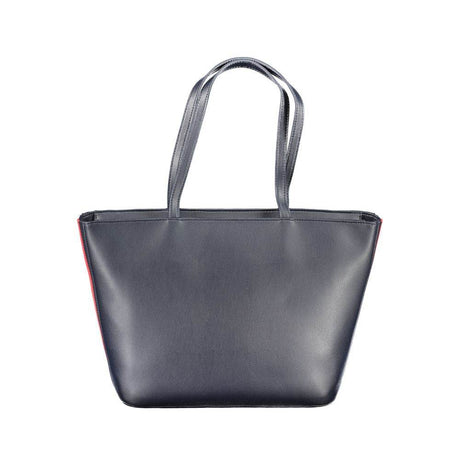 Tommy Hilfiger Blue Polyester Handbag - Hilstor