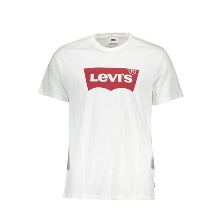 Levi's White Cotton Men T-Shirt - Hilstor