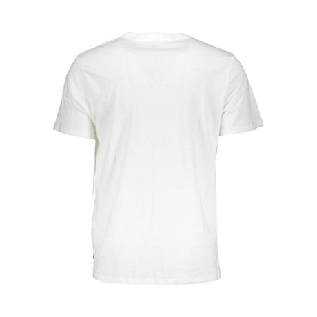 Levi's White Cotton Men T-Shirt - Hilstor