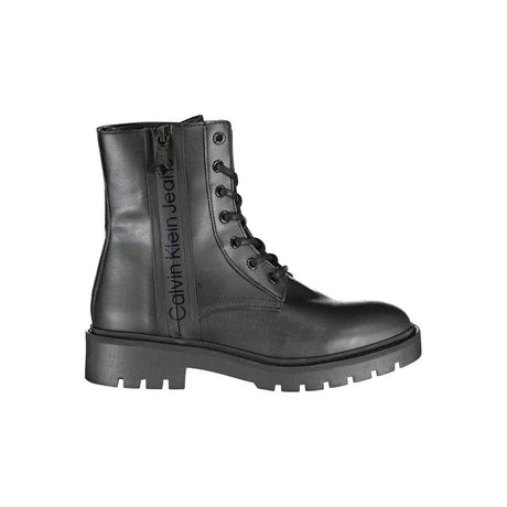 Calvin Klein Black Polyester Women Boot - Hilstor