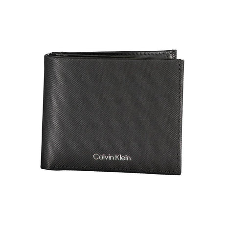 Calvin Klein Elegant Black Leather Wallet with RFID Block - Hilstor