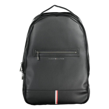 Tommy Hilfiger Black Polyethylene Men Backpack - Hilstor