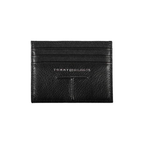 Tommy Hilfiger Black Leather Men Wallet - Hilstor