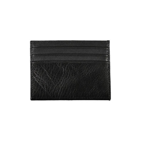 Tommy Hilfiger Black Leather Men Wallet - Hilstor